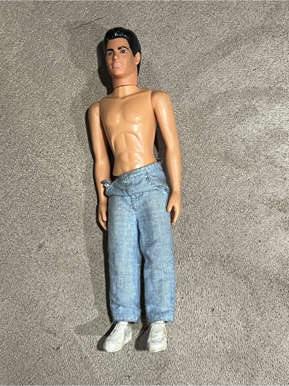 Vintage 1992 Lorimar Full House Uncle Jesse Figure Doll John Stamos missing top